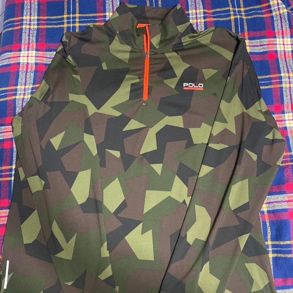 COPY - Polo Sport By Ralph Lauren 1/4 zip camo shirt